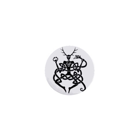 cernunnos 1  Mini Button from Custom Dropshipper Front