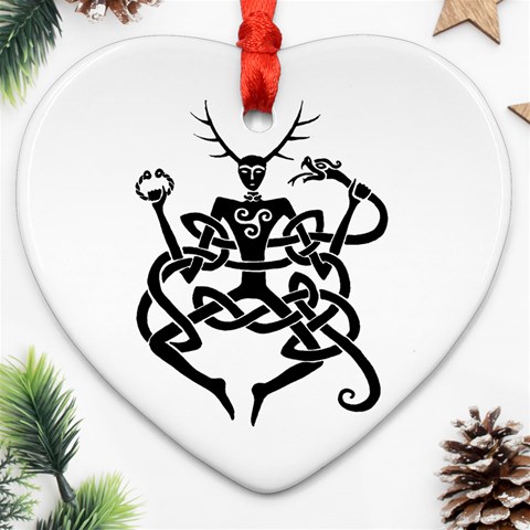 cernunnos Ornament (Heart) from Custom Dropshipper Front