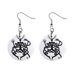 cernunnos 1  Button Earrings