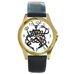 cernunnos Round Gold Metal Watch