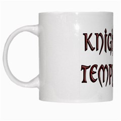 KNIGHTS TEMPLAr copy White Mug from Custom Dropshipper Left