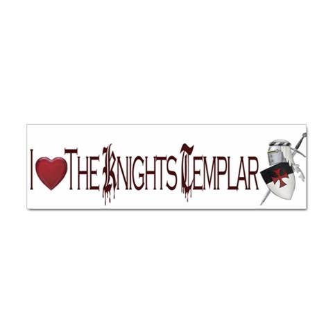 KNIGHTS TEMPLAr copy Sticker (Bumper) from Custom Dropshipper Front