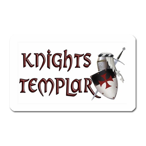 kt small oblong Magnet (Rectangular) from Custom Dropshipper Front