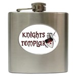 kt small oblong Hip Flask (6 oz)