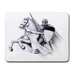 templar on rearing horse Small Mousepad