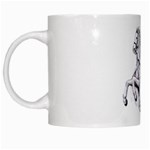 templar on rearing horse White Mug