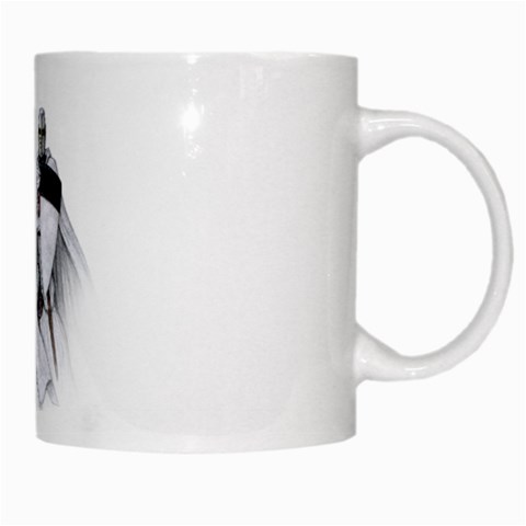 templar on rearing horse White Mug from Custom Dropshipper Right