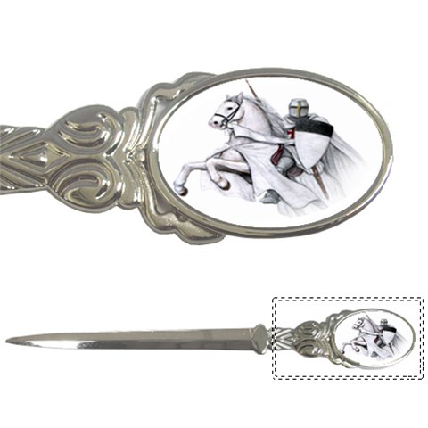 templar on rearing horse Letter Opener from Custom Dropshipper Front