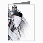 templar on rearing horse Greeting Cards (Pkg of 8)