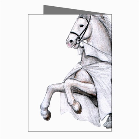 templar on rearing horse Greeting Cards (Pkg of 8) from Custom Dropshipper Right