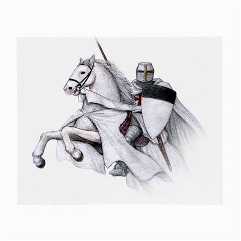 templar on rearing horse Glasses Cloth (Small) from Custom Dropshipper Front