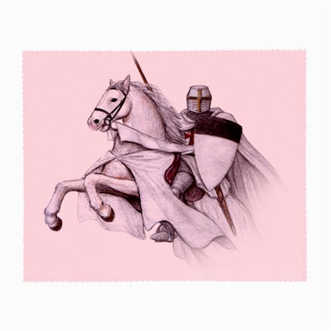 templar on rearing horse Glasses Cloth (Small) from Custom Dropshipper Front