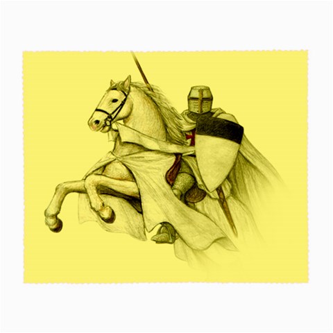 templar on rearing horse Glasses Cloth (Small) from Custom Dropshipper Front