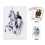 templar on rearing horse Playing Cards Single Design