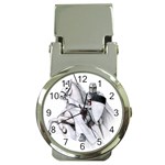 templar on rearing horse Money Clip Watch
