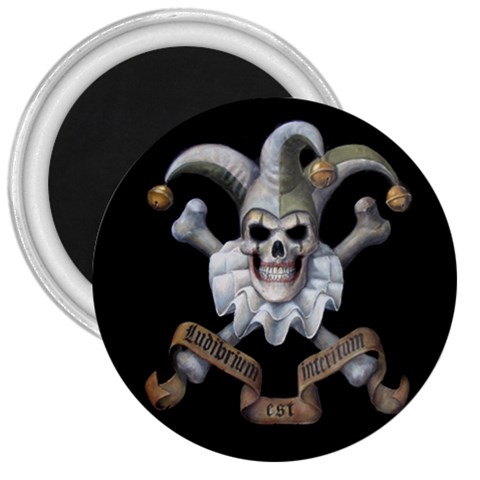 Bonie the Joker evil clown 3  Magnet from Custom Dropshipper Front