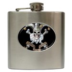 Bonie the Joker evil clown Hip Flask (6 oz)