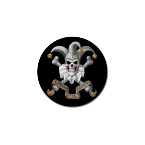 Bonie the Joker evil clown Golf Ball Marker from Custom Dropshipper Front