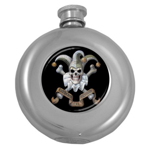 Bonie the Joker evil clown Hip Flask (5 oz) from Custom Dropshipper Front