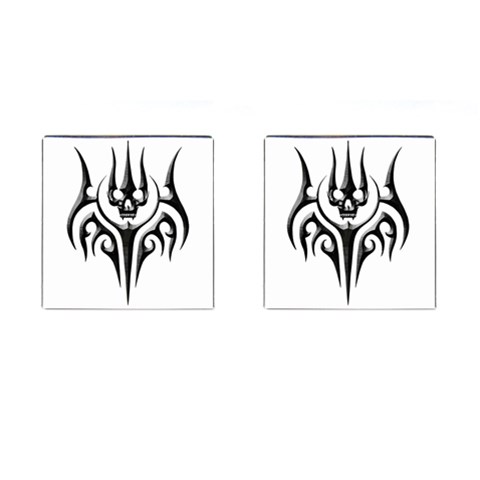 tribal skull Cufflinks (Square) from Custom Dropshipper Front(Pair)