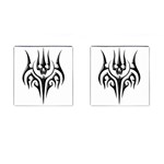tribal skull Cufflinks (Square)