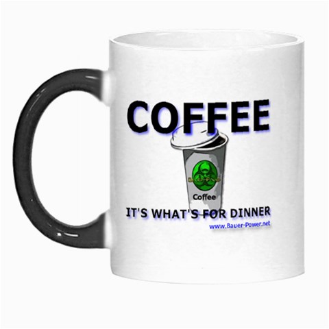 Coffee It s What s For Dinner Morph Mug from Custom Dropshipper Left