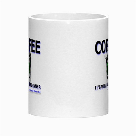 Coffee It s What s For Dinner Morph Mug from Custom Dropshipper Center
