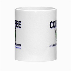 Coffee It s What s For Dinner Morph Mug from Custom Dropshipper Center