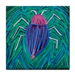 Big Green Bug  Tile Coaster