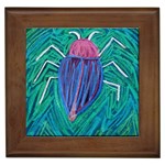 Big Green Bug  Framed Tile