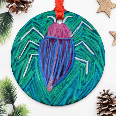 Big Green Bug  Ornament (Round) from Custom Dropshipper Front