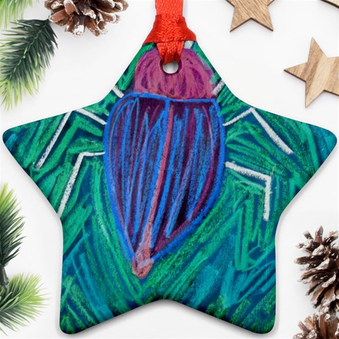 Big Green Bug  Ornament (Star) from Custom Dropshipper Front