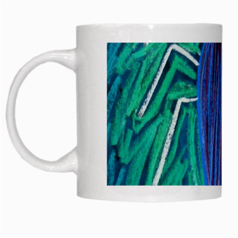 Big Green Bug  White Mug from Custom Dropshipper Left