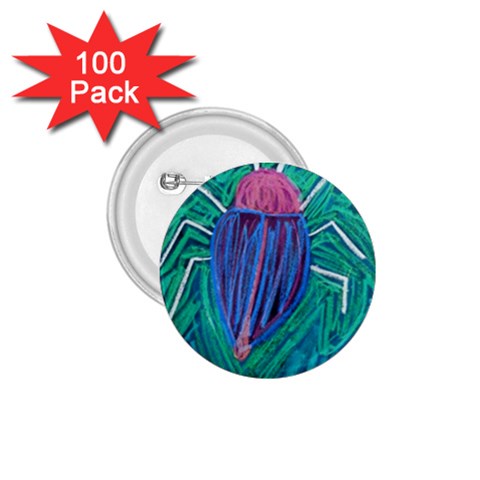 Big Green Bug  1.75  Button (100 pack)  from Custom Dropshipper Front