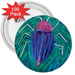 Big Green Bug  3  Button (100 pack)