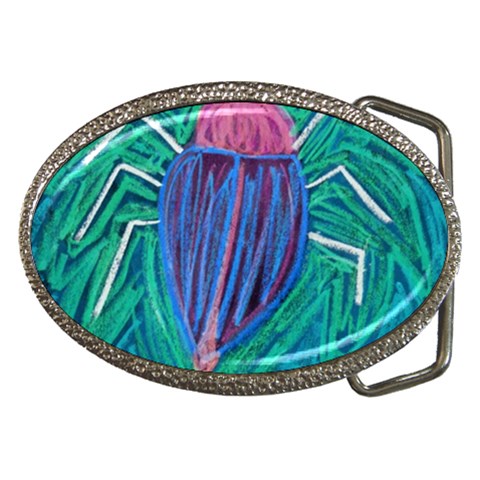 Big Green Bug  Belt Buckle from Custom Dropshipper Front
