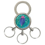 Big Green Bug  3-Ring Key Chain