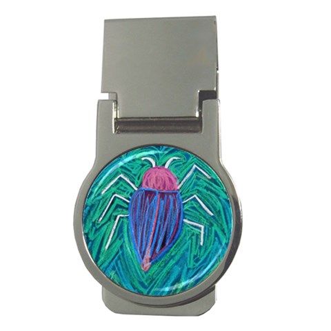 Big Green Bug  Money Clip (Round) from Custom Dropshipper Front