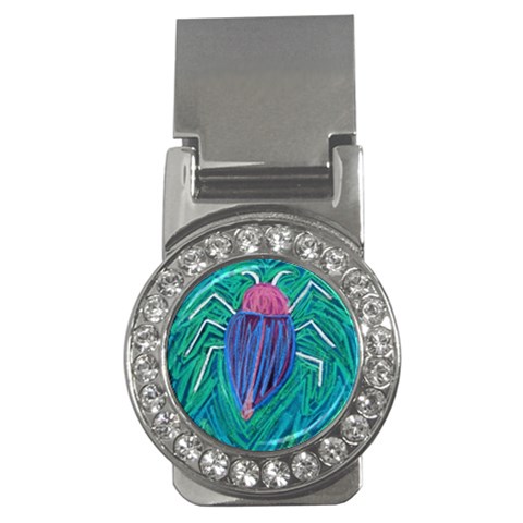 Big Green Bug  Money Clip (CZ) from Custom Dropshipper Front