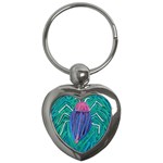 Big Green Bug  Key Chain (Heart)