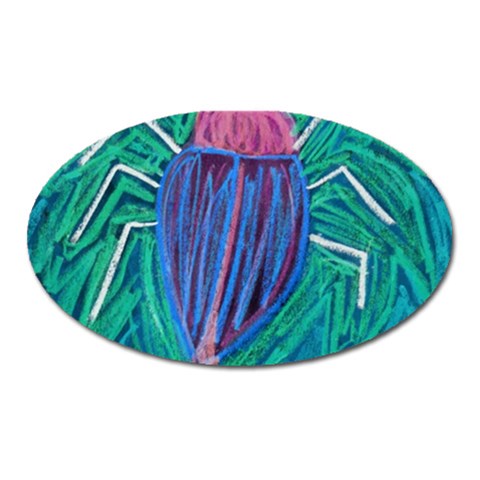Big Green Bug  Magnet (Oval) from Custom Dropshipper Front