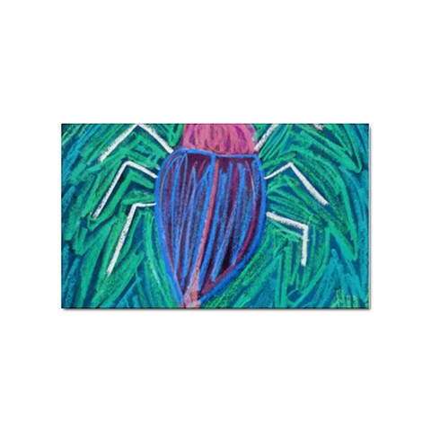 Big Green Bug  Sticker Rectangular (10 pack) from Custom Dropshipper Front