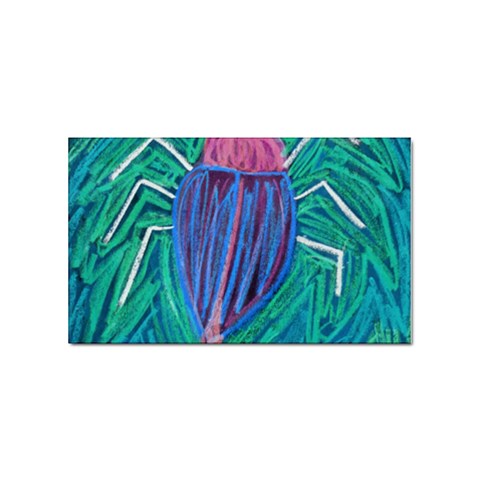 Big Green Bug  Sticker Rectangular (100 pack) from Custom Dropshipper Front