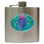 Big Green Bug  Hip Flask (6 oz)