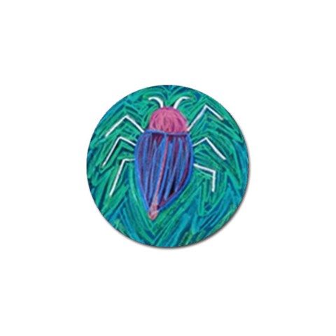 Big Green Bug  Golf Ball Marker from Custom Dropshipper Front