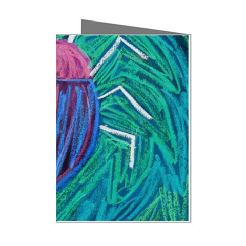 Big Green Bug  Mini Greeting Cards (Pkg of 8) from Custom Dropshipper Left