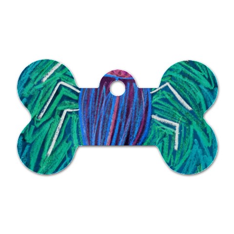 Big Green Bug  Dog Tag Bone (One Side) from Custom Dropshipper Front