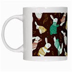 Easter rabbit pattern White Mugs