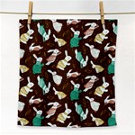 Easter rabbit pattern Face Towel