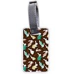 Easter rabbit pattern Luggage Tag (one side)